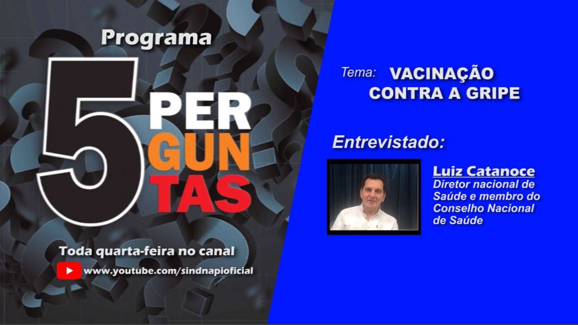 5 PERGUNTAS | Tema: Vacinação contra a gripe