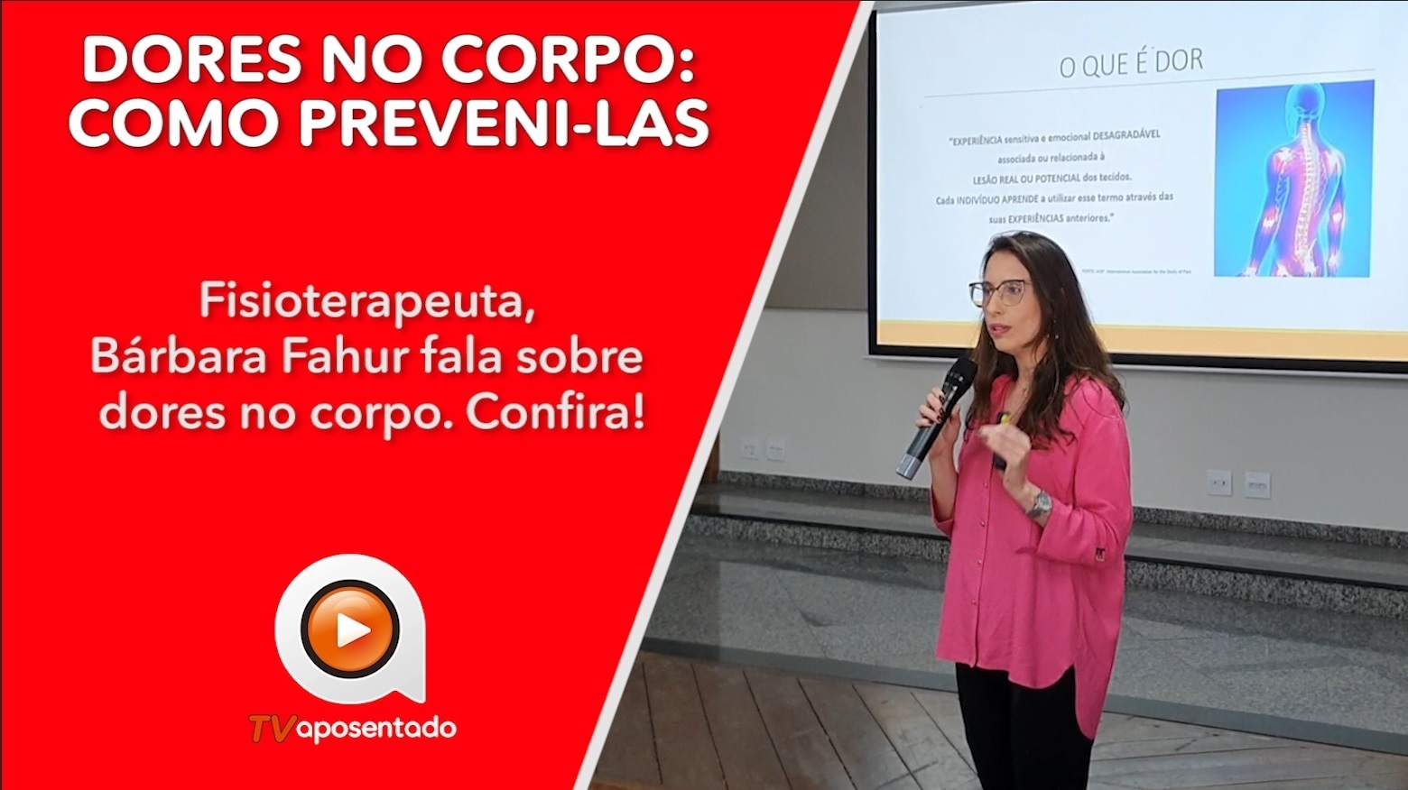 PALESTRA | Dores no corpo: como preveni-las